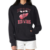 Detroit Red Wings G-III 4Her by Carl Banks Women's Team Logo Tri-Blend Fleece Pullover Hoodie - Black | NHL Lifestyle