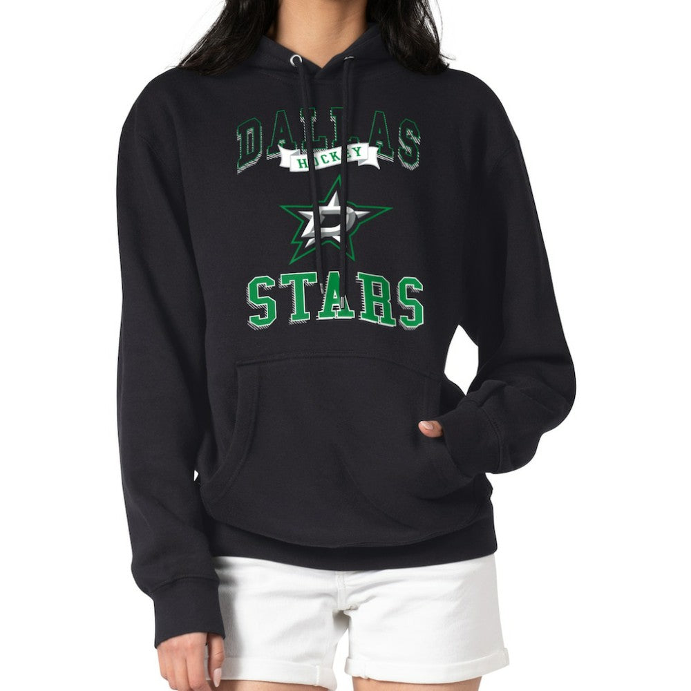 Dallas Stars G-III 4Her by Carl Banks Women's Team Logo Tri-Blend Fleece Pullover Hoodie - Black | NHL on sale