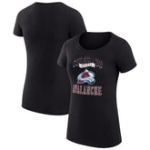 Colorado Avalanche G-III 4Her by Carl Banks Women's Super-Slim Fit Lightweight Team Logo Graphic T-Shirt - Black | NHL discount