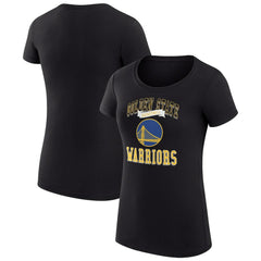 Golden State Warriors G-III 4Her by Carl Banks Women's Super-Slim Fit Lightweight Team Logo T-Shirt Black