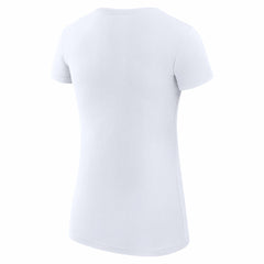 New York Knicks G-III 4Her by Carl Banks Women's Super-Slim Fit Lightweight Team Logo T-Shirt White