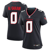 Azeez Al-Shaair Houston Texans Women's Team Game Jersey - Navy - Nike