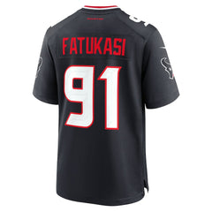 Folorunso Fatukasi Houston Texans Team Game Jersey - Navy - Nike