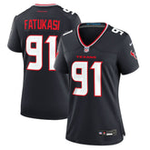 Folorunso Fatukasi Houston Texans Women's Team Game Jersey - Navy - Nike