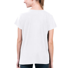 Houston Texans G-III 4Her by Carl Banks Women's Super-Slim Fit Lightweight H-Town V-Neck T-Shirt - White - NFL