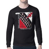 New Jersey Devils Starter Shield Long Sleeve Graphic T-Shirt - Black | NHL on sale
