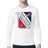Columbus Blue Jackets Starter Shield Long Sleeve Graphic T-Shirt - White | NHL sale