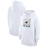 Minnesota Wild G-III 4Her by Carl Banks Women's Collage Team Graphic Tri-Blend Fleece Pullover Hoodie - White | NHL discount