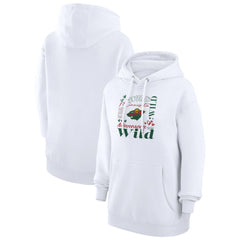 Minnesota Wild G-III 4Her by Carl Banks Women's Collage Team Graphic Tri-Blend Fleece Pullover Hoodie - White | NHL discount