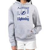 Tampa Bay Lightning G-III 4Her by Carl Banks Women's Collage Team Graphic Tri-Blend Fleece Pullover Hoodie - Heather Gray | NHL discount