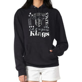 Los Angeles Kings G-III 4Her by Carl Banks Women's Collage Team Graphic Tri-Blend Fleece Pullover Hoodie - Black | NHL Clearance
