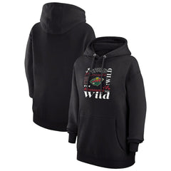 Minnesota Wild G-III 4Her by Carl Banks Women's Collage Team Graphic Tri-Blend Fleece Pullover Hoodie - Black | NHL online