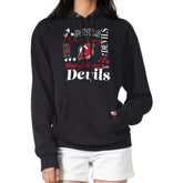 New Jersey Devils G-III 4Her by Carl Banks Women's Collage Team Graphic Tri-Blend Fleece Pullover Hoodie - Black | NHL Lifestyle