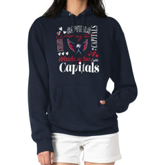Washington Capitals G-III 4Her by Carl Banks Women's Collage Team Graphic Tri-Blend Fleece Pullover Hoodie - Navy | NHL discount