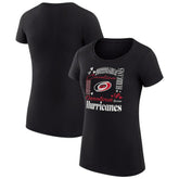 Carolina Hurricanes G-III 4Her by Carl Banks Women's Super-Slim Fit Lightweight Collage Team Graphic T-Shirt - Black | NHL on sale