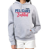 New Orleans Pelicans G-III 4Her by Carl Banks Women's Graphics Fleece Pullover Hoodie Heather Gray
