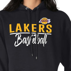 Los Angeles Lakers G-III 4Her by Carl Banks Women's Graphics Fleece Pullover Hoodie Black