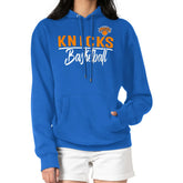 New York Knicks G-III 4Her by Carl Banks Women's Graphics Fleece Pullover Hoodie Blue