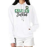 Boston Celtics G-III 4Her by Carl Banks Women's Graphics Fleece Pullover Hoodie White