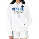 Dallas Mavericks G-III 4Her by Carl Banks Women's Graphics Fleece Pullover Hoodie White