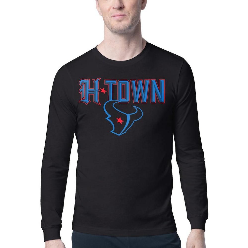 Houston Texans Starter H-Town Graphic Long Sleeve T-Shirt - Black - NFL