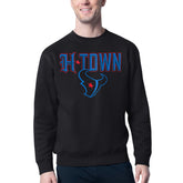 Houston Texans Starter H-Town Graphic Fleece Pullover Sweatshirt - Black - NFL