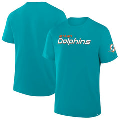 Miami Dolphins Option Route Legacy T-Shirt - Aqua - Fanatics