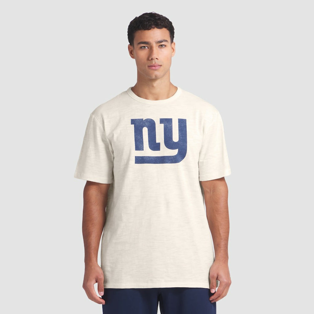 New York Giants Slub T-Shirt - Cream - Fanatics