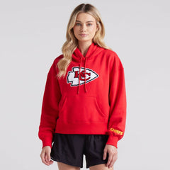 Kansas City Chiefs Women's Legacy Fleece Pullover Hoodie - Red - Fanatics
