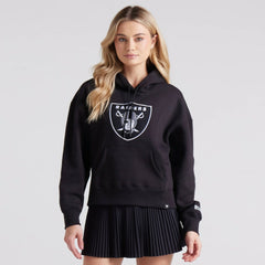Las Vegas Raiders Women's Legacy Fleece Pullover Hoodie - Black - Fanatics
