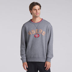 San Francisco 49ers Loop Terry Pullover Sweatshirt - Heather Gray - Fanatics