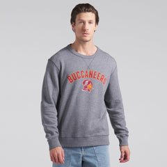 Tampa Bay Buccaneers Loop Terry Pullover Sweatshirt - Heather Gray - Fanatics