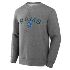 Los Angeles Rams Loop Terry Pullover Sweatshirt - Heather Gray - Fanatics
