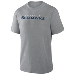Seattle Seahawks Pass Rush Tri-Blend T-Shirt - Heather Gray - Fanatics