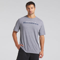 Seattle Seahawks Pass Rush Tri-Blend T-Shirt - Heather Gray - Fanatics