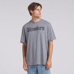 Pittsburgh Steelers Pass Rush Tri-Blend T-Shirt - Heather Gray - Fanatics