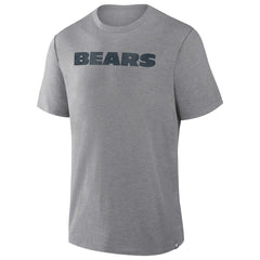 Chicago Bears Pass Rush Tri-Blend T-Shirt - Heather Gray - Fanatics