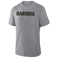 Las Vegas Raiders Pass Rush Tri-Blend T-Shirt - Heather Gray - Fanatics