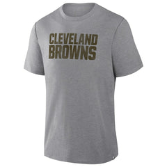 Cleveland Browns Pass Rush Tri-Blend T-Shirt - Heather Gray - Fanatics