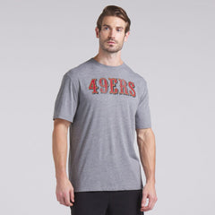 San Francisco 49ers Pass Rush Tri-Blend T-Shirt - Heather Gray - Fanatics