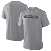 Dallas Cowboys Pass Rush Tri-Blend T-Shirt - Heather Gray - Fanatics