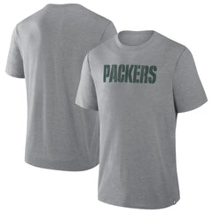 Green Bay Packers Pass Rush Tri-Blend T-Shirt - Heather Gray - Fanatics