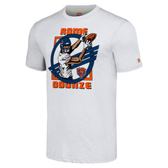Rome Odunze Chicago Bears Homage Unisex Caricature Player Tri-Blend T-Shirt - Ash - NFL