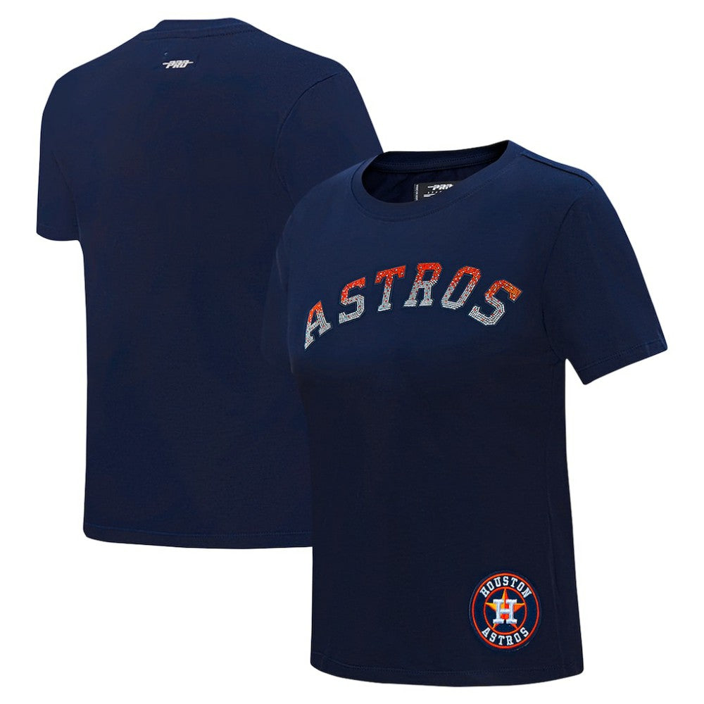 Houston Astros Pro Standard Women's Rhinestone Slim Fit T-Shirt Near Me