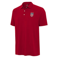 USWNT Antigua Western Polo Red
