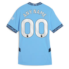 Puma - Manchester City Women's 2024/25 Home Replica Custom Jersey - Light Blue