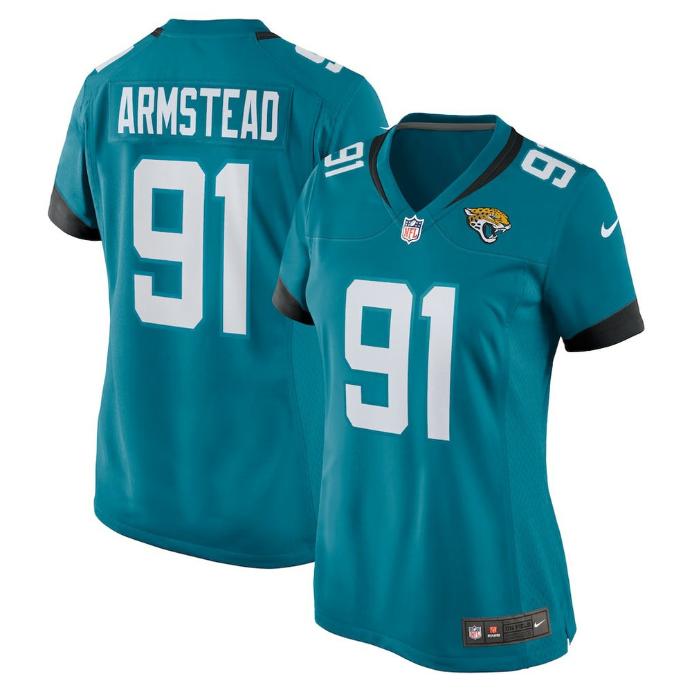 Arik Armstead Jacksonville Jaguars Women's Team Game Jersey - Teal - Nike