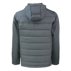 Carolina Panthers Cutter & Buck Evoke Hybrid Eco Softshell Recycled Full-Zip Hoodie Jacket - Gray - NFL