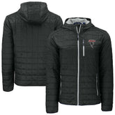 Atlanta Falcons Cutter & Buck Rainier PrimaLoft Eco Insulated Full-Zip Puffer Jacket - Black - NFL