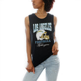 Los Angeles Chargers Gameday Couture Women's Preseason Opener Racerback Tank Top - Black - NFL